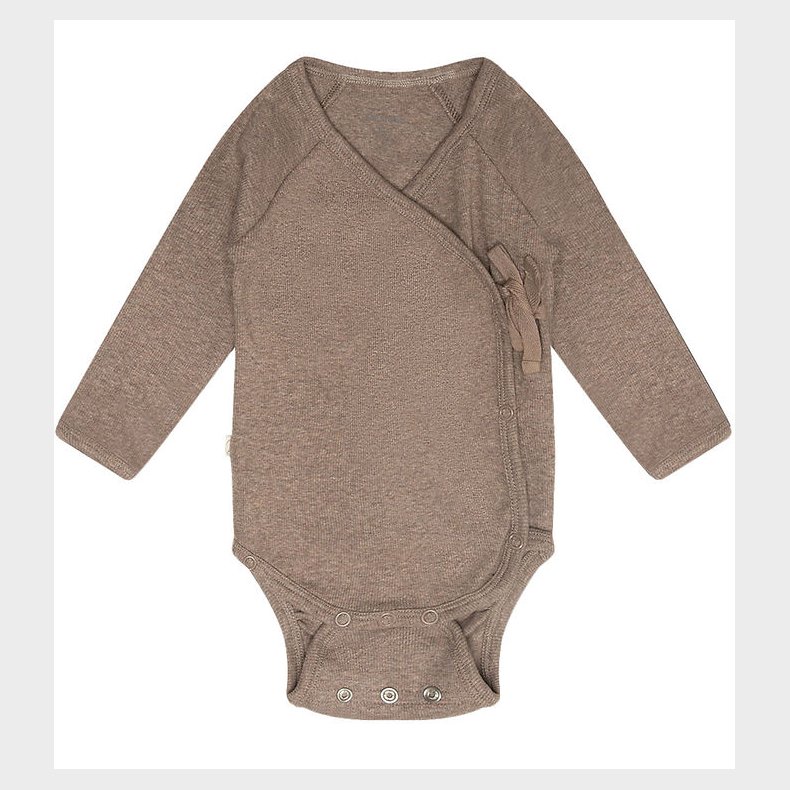 That's Mine Sl-om Body l/ - Rib - Becca - Brown Melange