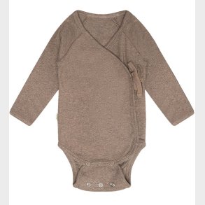 That's Mine Sl�-om Body l/� - Rib - Becca - Brown Melange