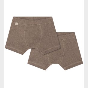 That's Mine Boxershorts - 2-pak - Rib - Cilas - Brown Melange
