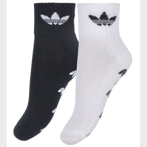 adidas Originals Strmper m. Antiskrid - 2-pak - Sort/Hvid