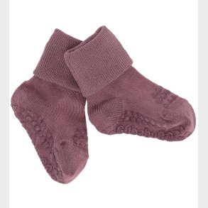 GoBabyGo Str�mper - Bambus - Non-Slip Socks - Misty Plum
