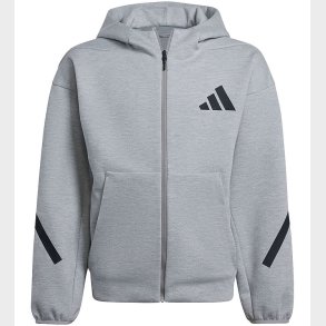 adidas Performance Tr�ningsjakke - Z.N.E. - Gr�meleret m. Sort