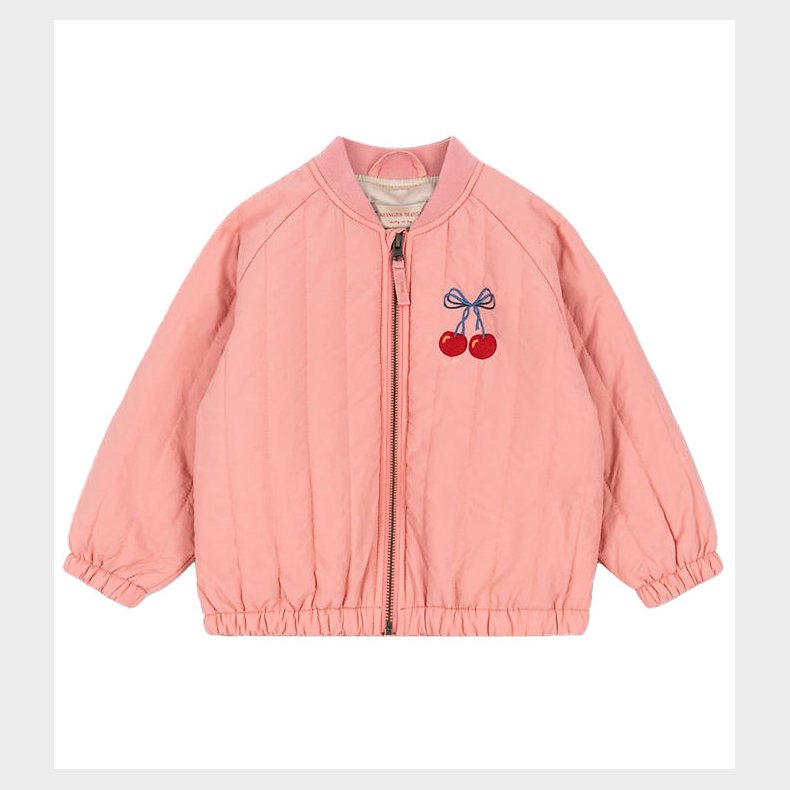 Konges Sljd Termojakke - Juno Bomber - Strawberry Ice m. Print