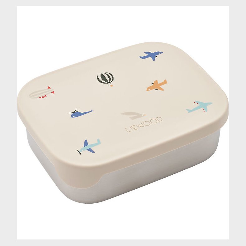 Liewood Madkasse - Silikone/Stl - Arthur - Aviator/Ecru