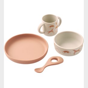 Liewood Spises�t - Silikone - 4 Dele - Vivi - Dream/Ecru