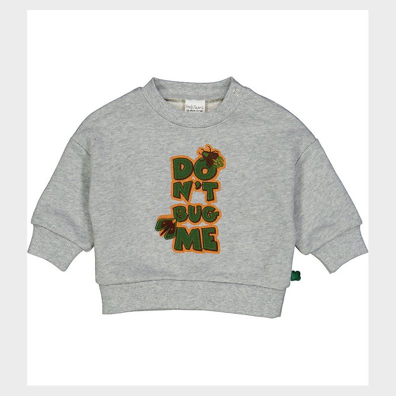 Freds World Sweatshirt - Dont Bug Me - Grmeleret