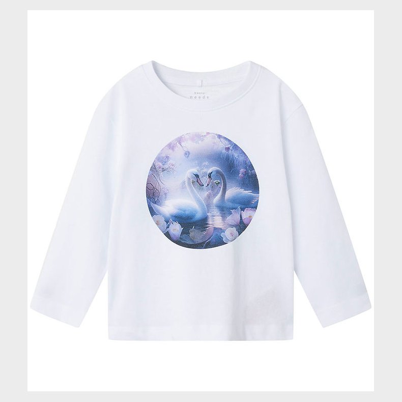 Name It Bluse - NmfVotea - Bright White/Swans