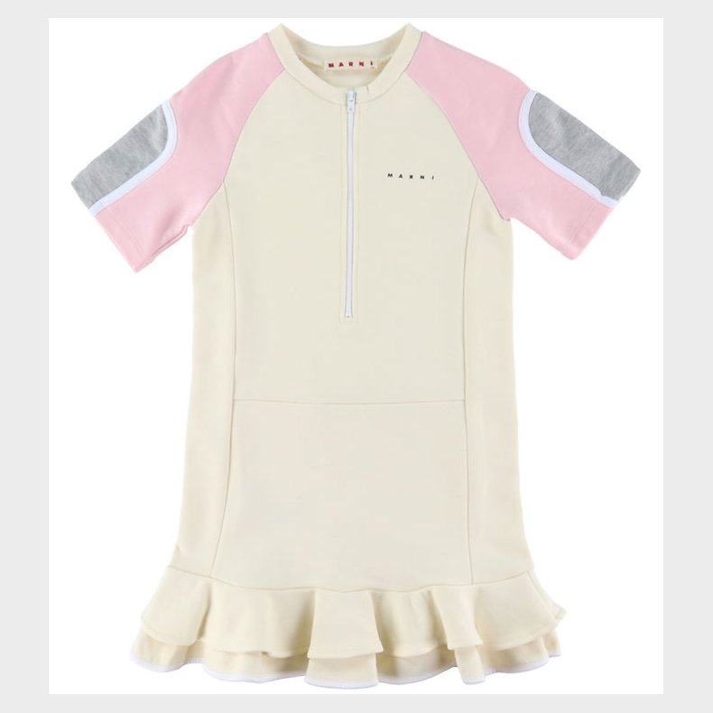 Marni Sweatkjole - Hangtag Yellow m. Rosa