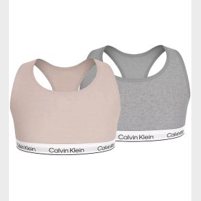 Calvin Klein Toppe - 2-pak - Silverpeony/Greyheather