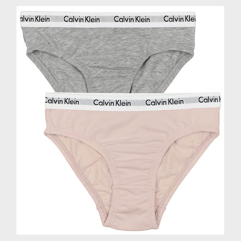 Calvin Klein Trusser - 2-pak - Shorty - Silverpeony/Greyheather