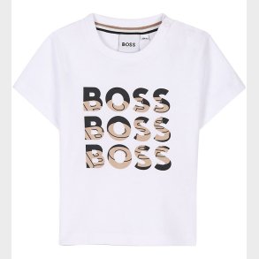 BOSS T-shirt - Hvid m. Print