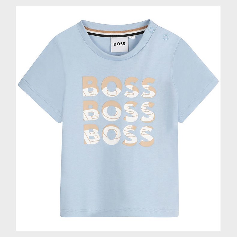 BOSS T-shirt - Persian Blue m. Print