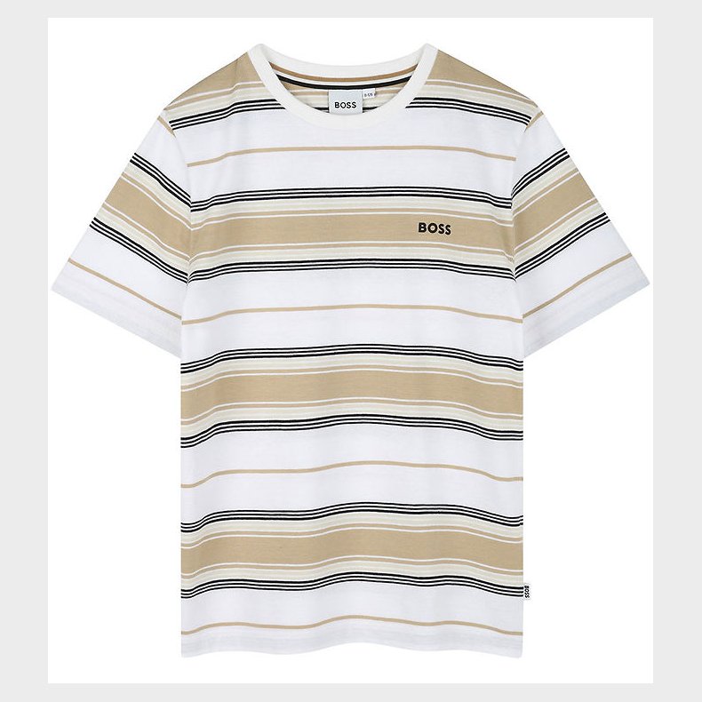BOSS T-shirt - Stone/Off White