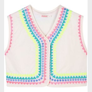Billieblush Vest - Ivory m. Neon