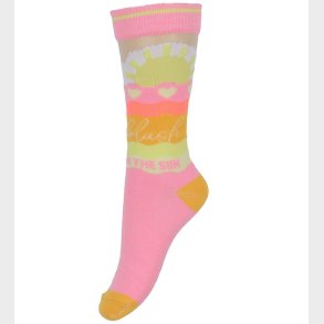 Billieblush Strmper - Pink/Gul m. Sol