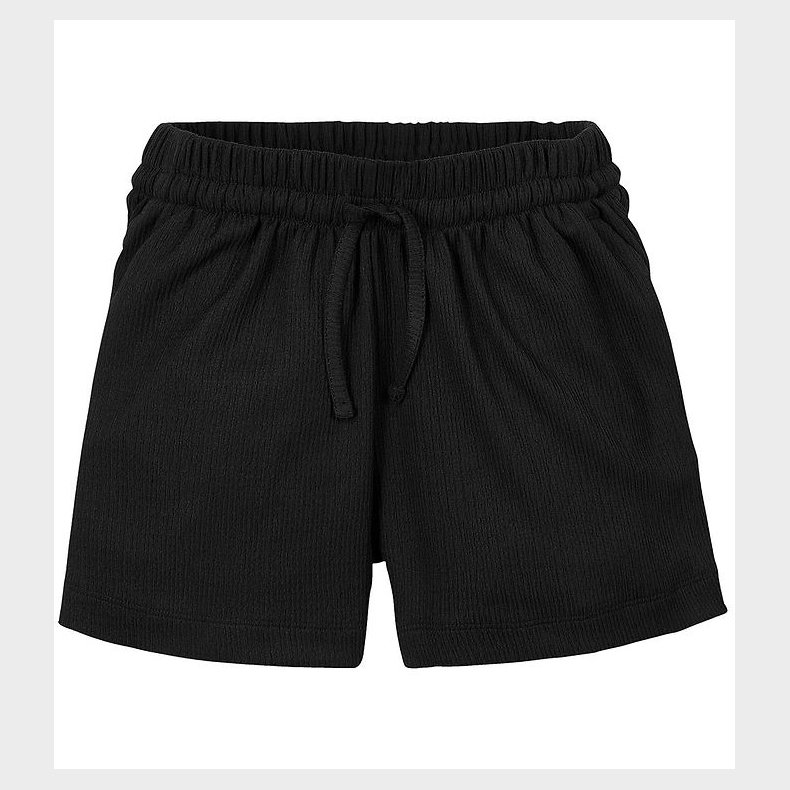 Calvin Klein Shorts - Crinkle Knit - Sort
