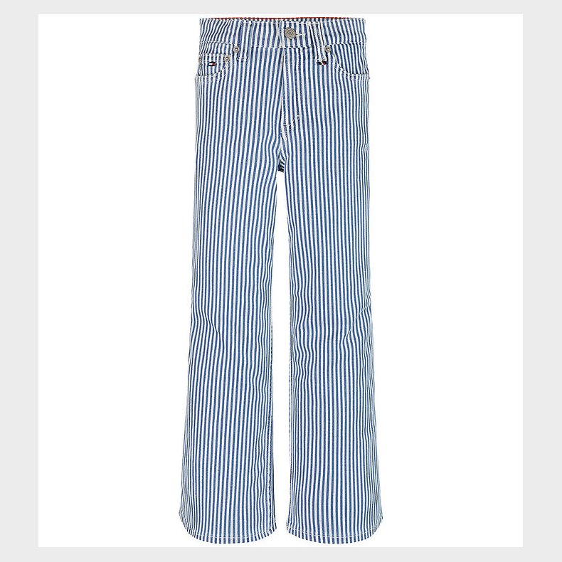 Tommy Hilfiger Jeans - Striped Denim - Bl/Hvid