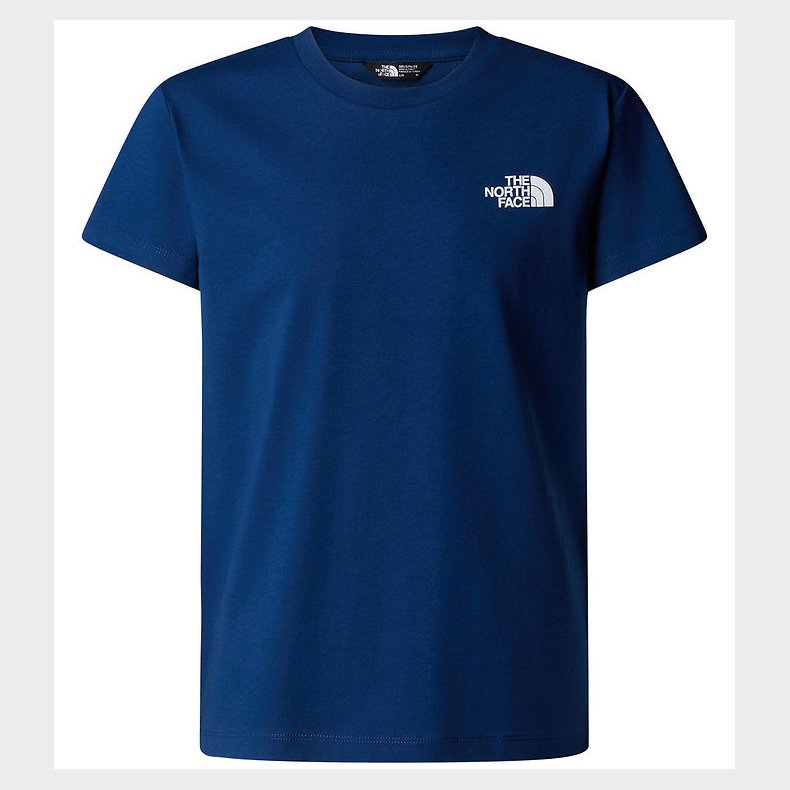 The North Face T-shirt - Box - Estate Blue m. Lysebl