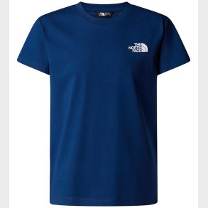 The North Face T-shirt - Box - Estate Blue m. Lysebl