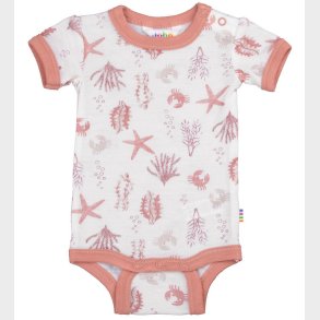 Joha Body k/ - Uld - Lyserd m. Print