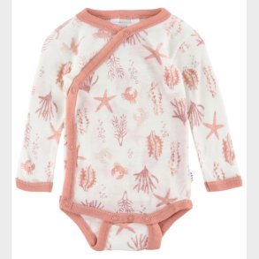 Joha Sl�-om Body l/� - Uld - Lyser�d m. Print