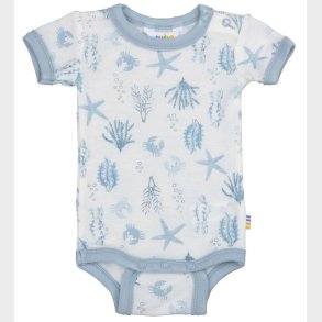 Joha Body k/� - Uld - Lysebl� m. Print