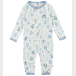 Joha Heldragt - Uld - Lysebl� m. Print