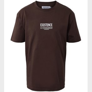 Hound T-shirt - Mrkebrun m. Print