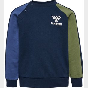 Hummel Sweatshirt - hmlAssym - Black Iris m. Logo