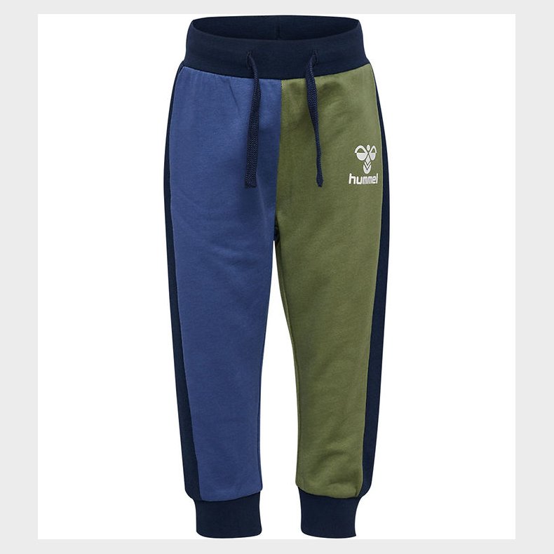 Hummel Sweatpants - hmlAssym - Black Iris m. Logo