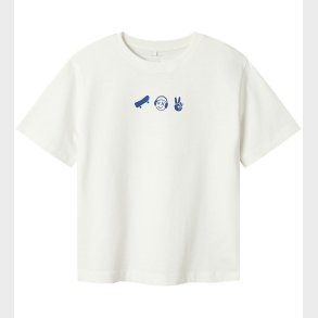 Name It T-shirt - NkmBekaj - Cloud Dancer/LIMOGES