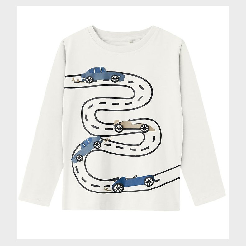 Name It Bluse - NmmBorris - Cloud Dancer