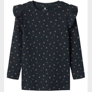 Name It Bluse - Rib -NmfBabeth - Navy Blazer