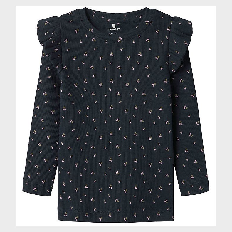 Name It Bluse - Rib -NmfBabeth - Navy Blazer