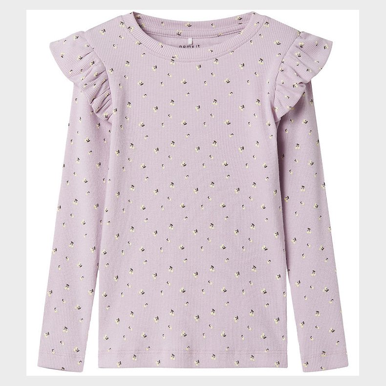 Name It Bluse - Rib - NmfBabeth - Winsome Orchid