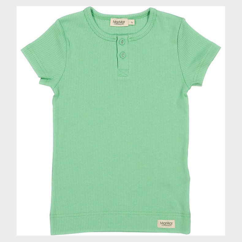 MarMar T-shirt - Rib - Modal - Cale Green