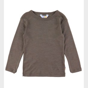 Joha Bluse - Uld/Silke - Brun