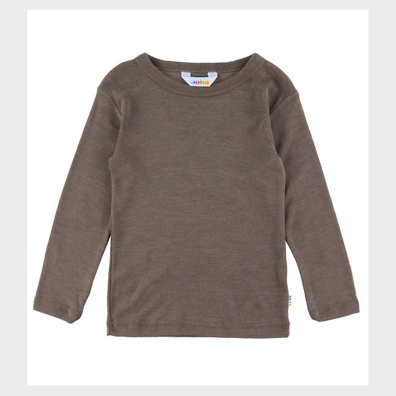 Joha Bluse - Uld/Silke - Brun
