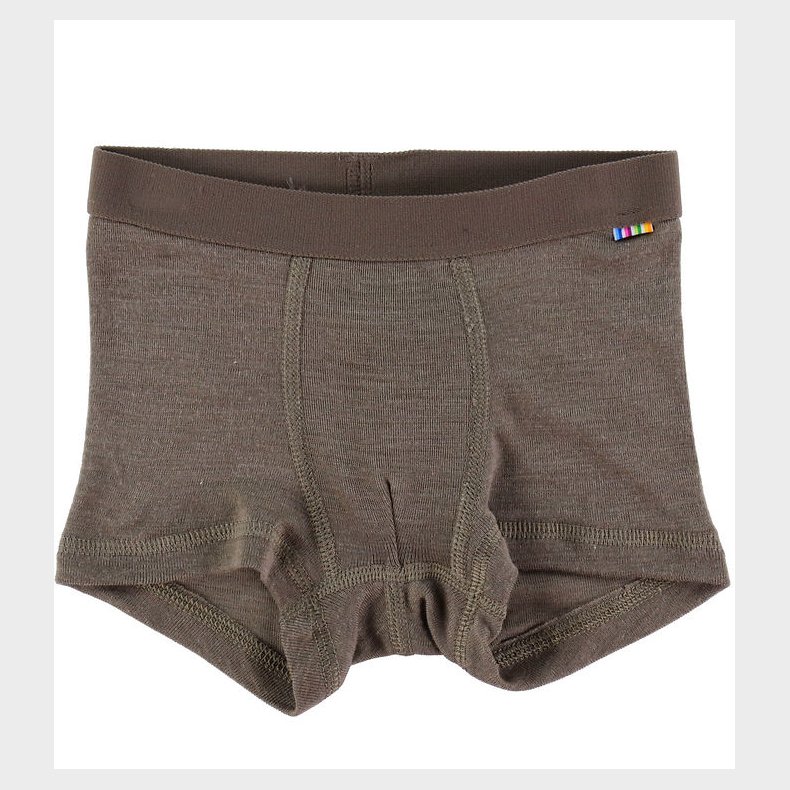 Joha Boxershorts - Uld/Silke - Brun