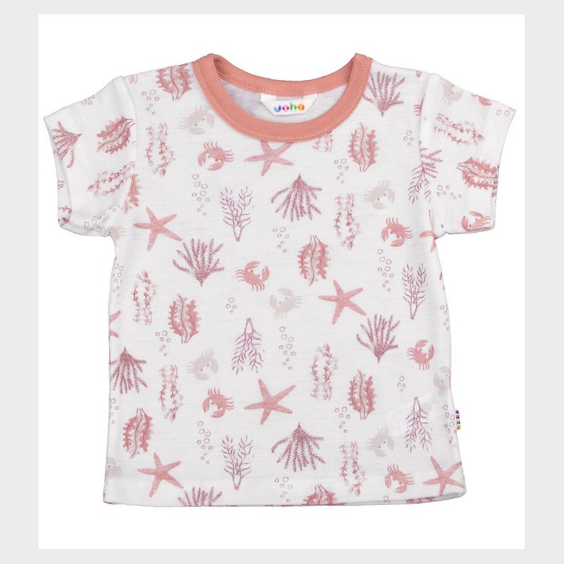 Joha T-shirt - Uld - Lyser�d m. Print