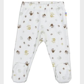 Joha Leggings m. F�dder - Off White m. Print