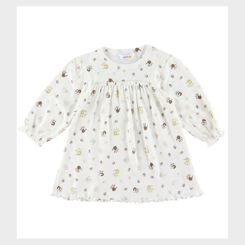 Joha Kjole - Off White m. Print