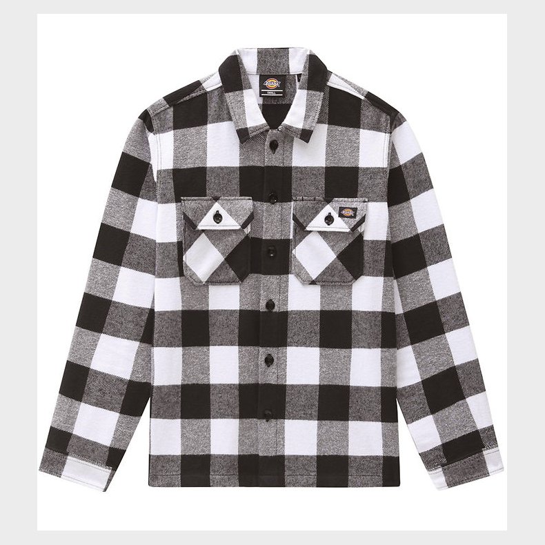 Dickies Skjorte - Sacramento - Sort/Hvidternet