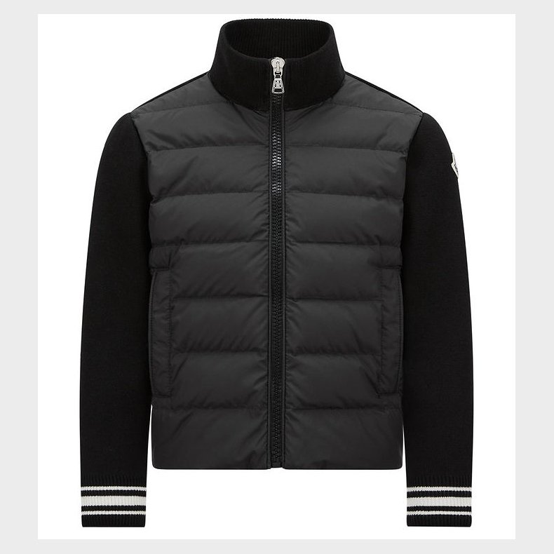 Moncler Cardigan - Strik/Dun - Sort