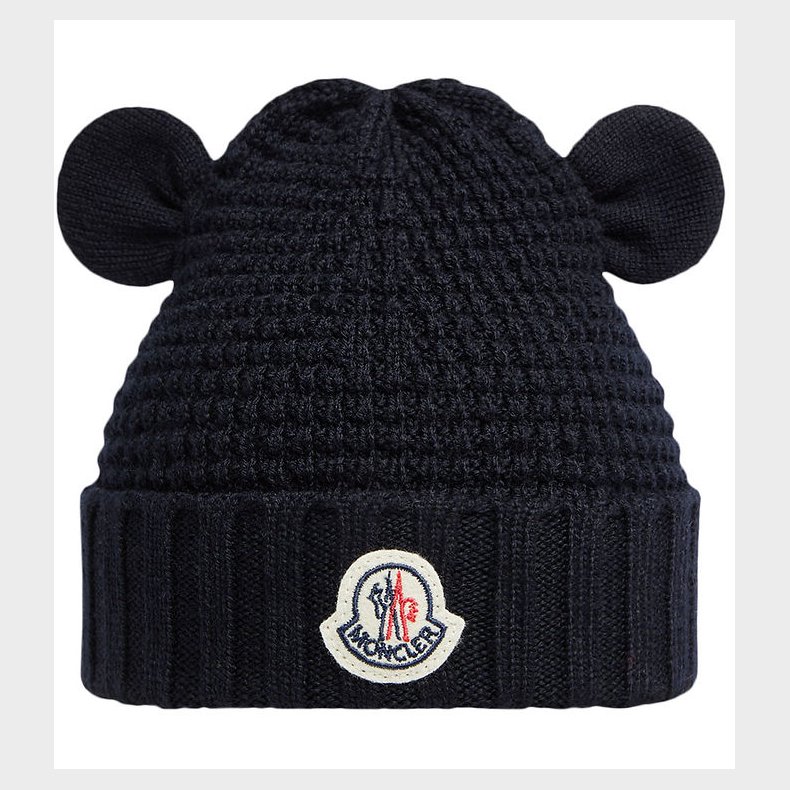 Moncler Hue - Uld - Navy m. �rer