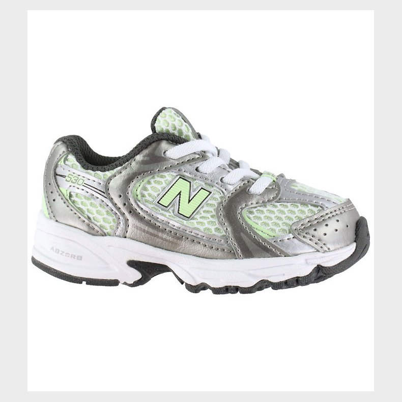 New Balance Sko - 530 - Dark Silver Metallic/Hvid/Mint
