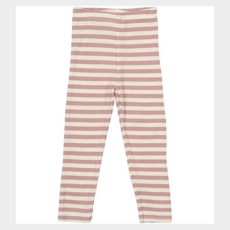The New Siblings Leggings - Rib - TnsbFro - Adobe Rose Striped
