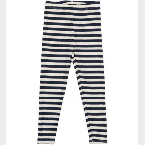 The New Siblings Leggings - Rib - TnsbFro - Mood Indigo Striped