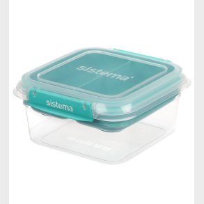 Sistema Madkasse - 1.15L - Square Stax To Go - Turkis
