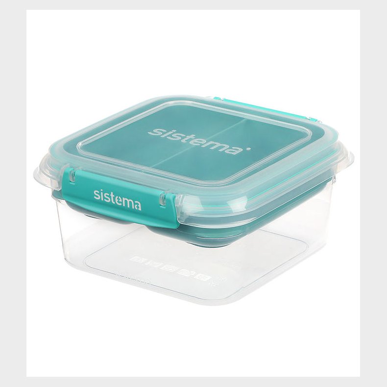 Sistema Madkasse - 1.15L - Square Stax To Go - Turkis